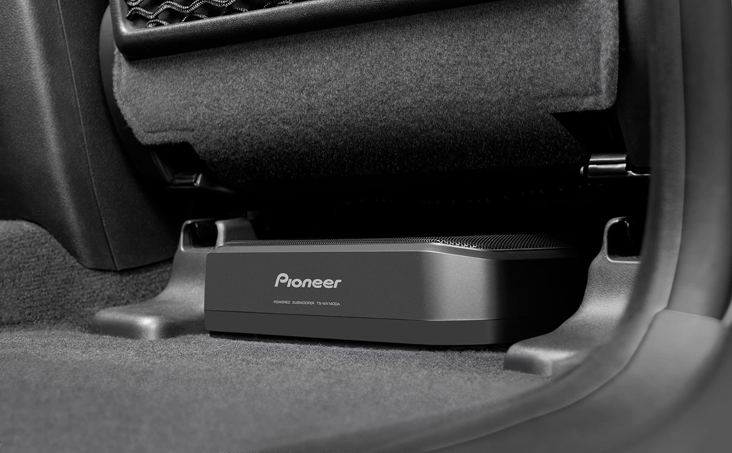 Pioneer TS-WX140DA Aktiv-Minisubwoofer 6x9, integrierter leistungsstarker Class D-Verstärker mit 170 W Maximalleistung, Eingangsnennleistung 50 W, schwarz