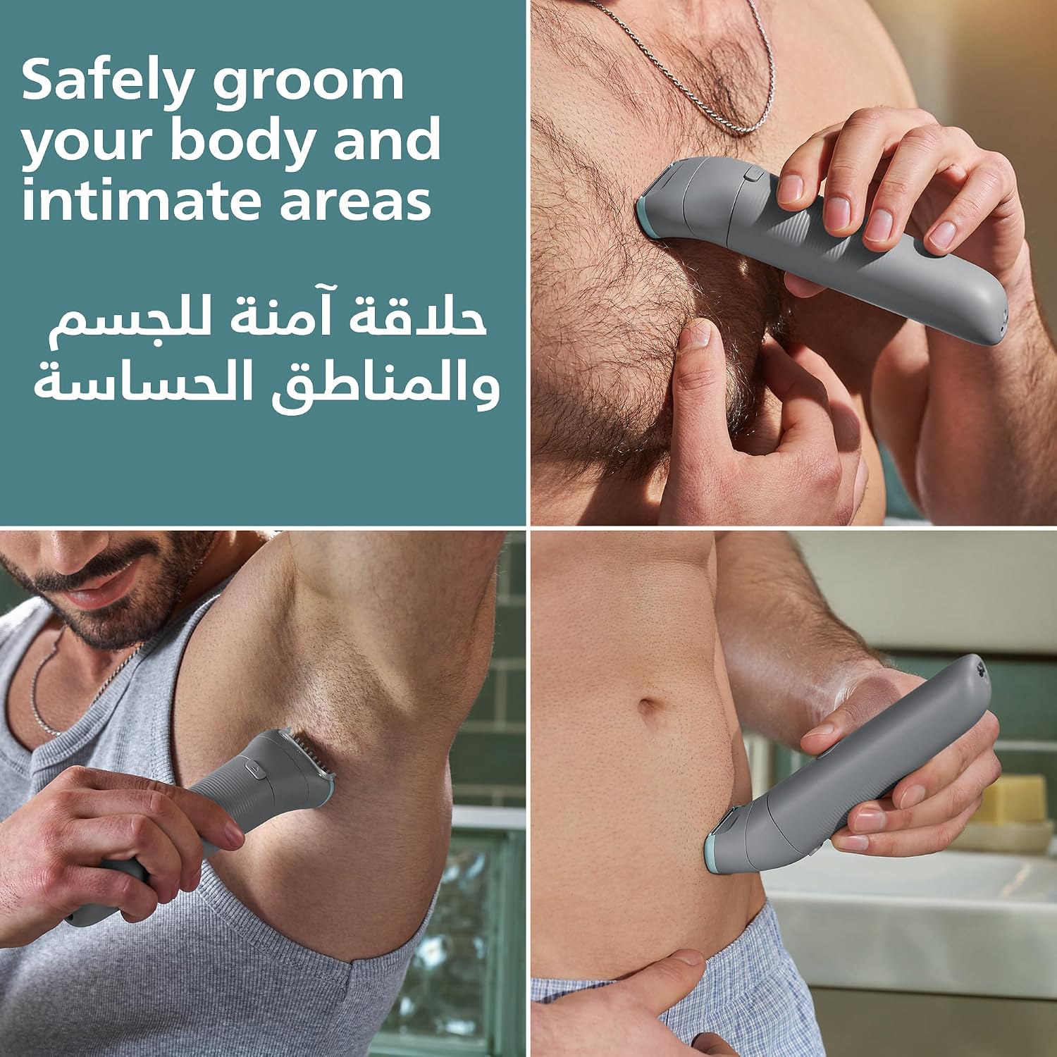 Philips All-in-One Trimmer MG7922/15 | 13-in-1 Face, Hair & Body Grooming | Precision Comb for Exact Styling | 120min Cordless, Showerproof