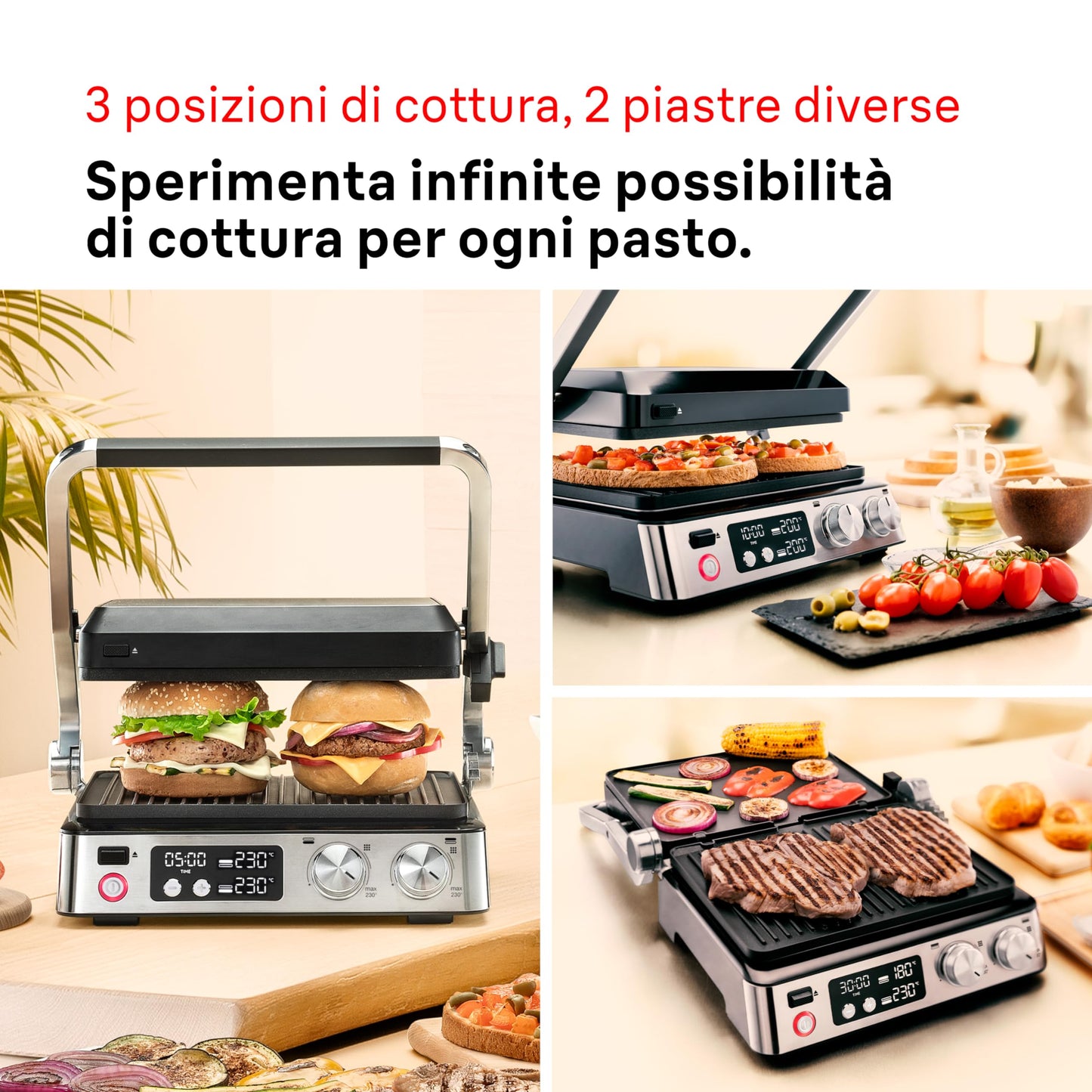 Braun MultiGrill 3-in-1 Contact Grill, BBQ & Oven,