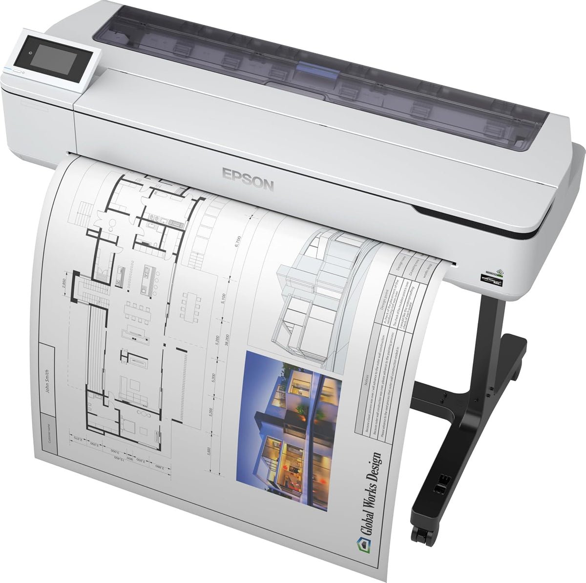EPSON SureColor SC-T5100 - Wireless Printer (with Stand) - City Park
