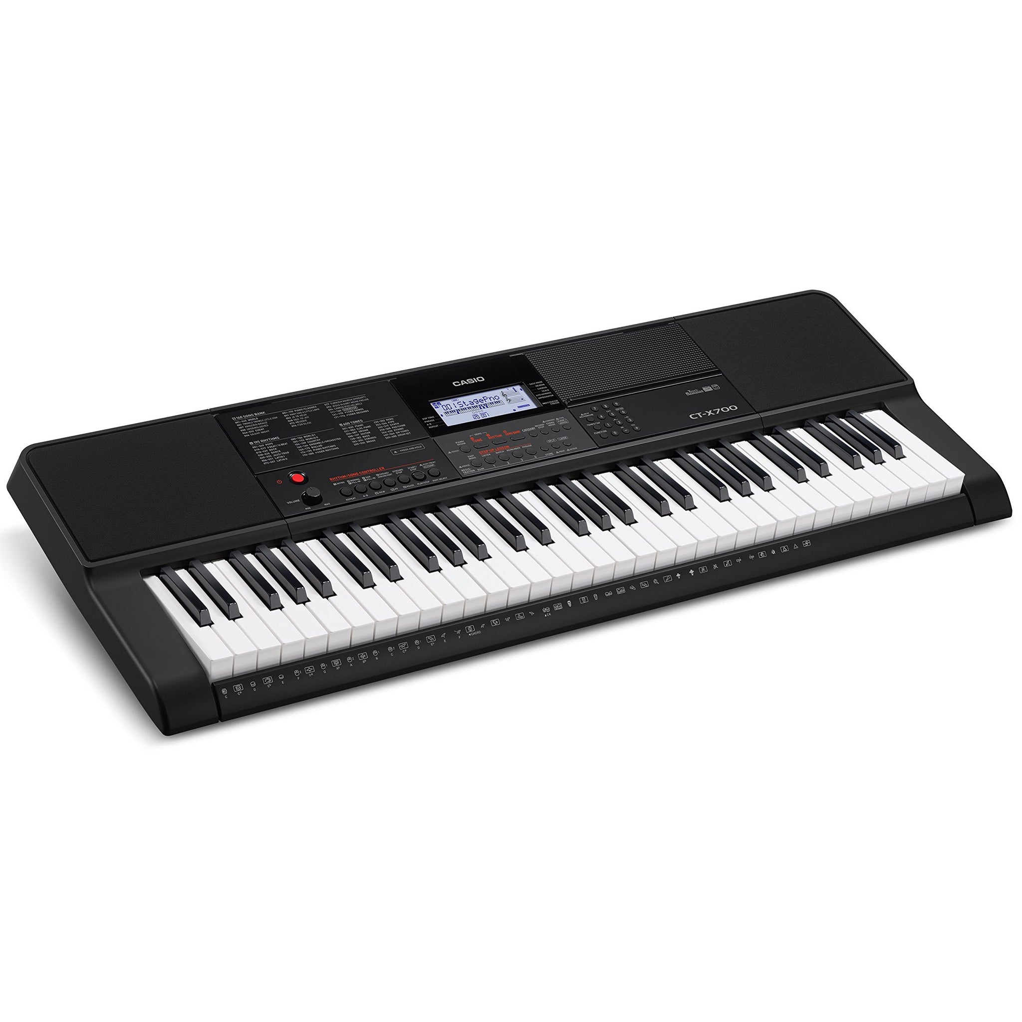 Casio CT-X700C5 Full Size High-Grade Touch Response Keyboard in Black