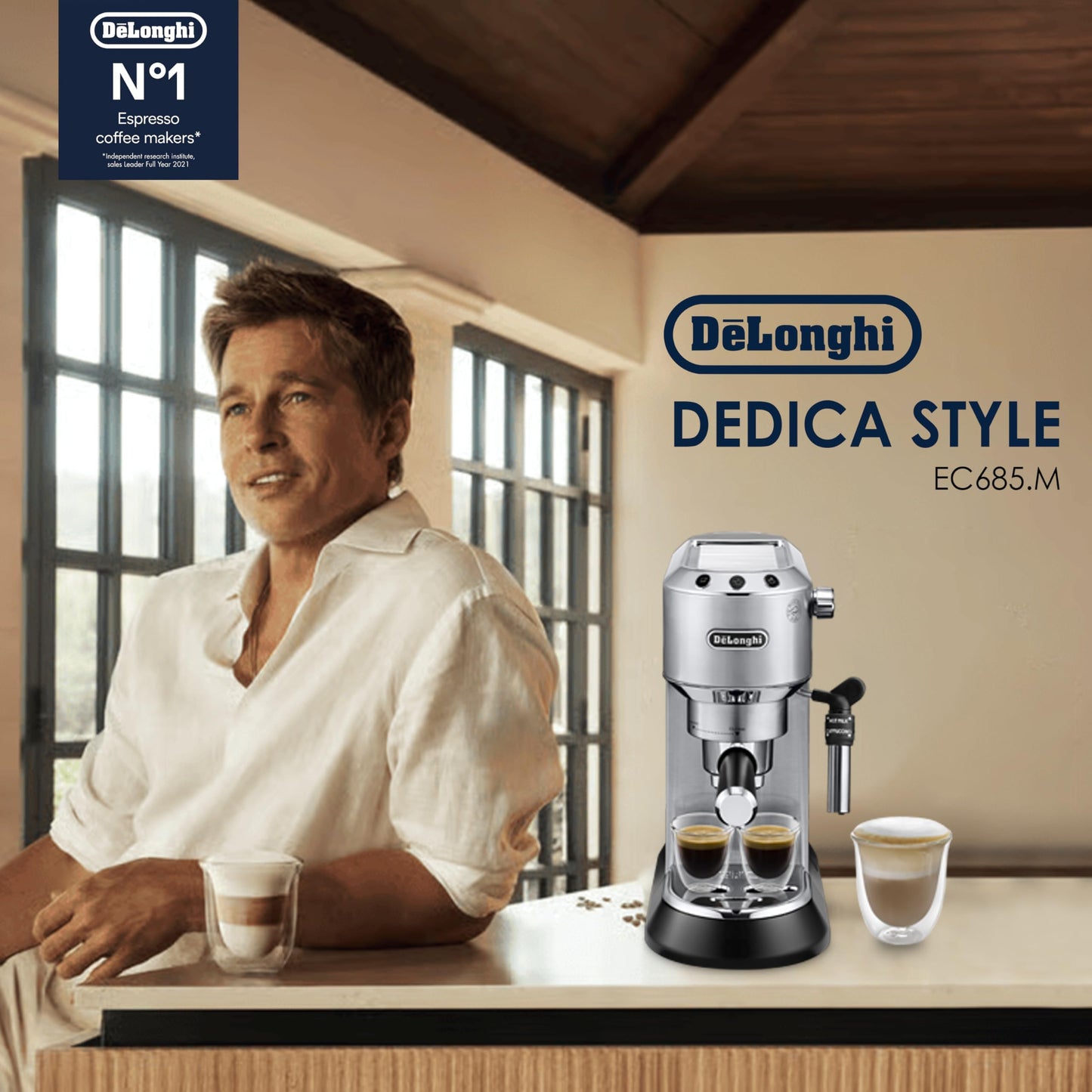 DeLonghi America, Inc EC685M Dedica Deluxe espresso