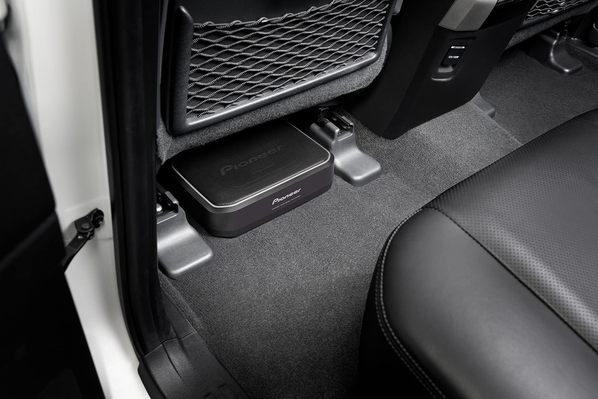 Pioneer TS-WX140DA Aktiv-Minisubwoofer 6x9, integrierter leistungsstarker Class D-Verstärker mit 170 W Maximalleistung, Eingangsnennleistung 50 W, schwarz