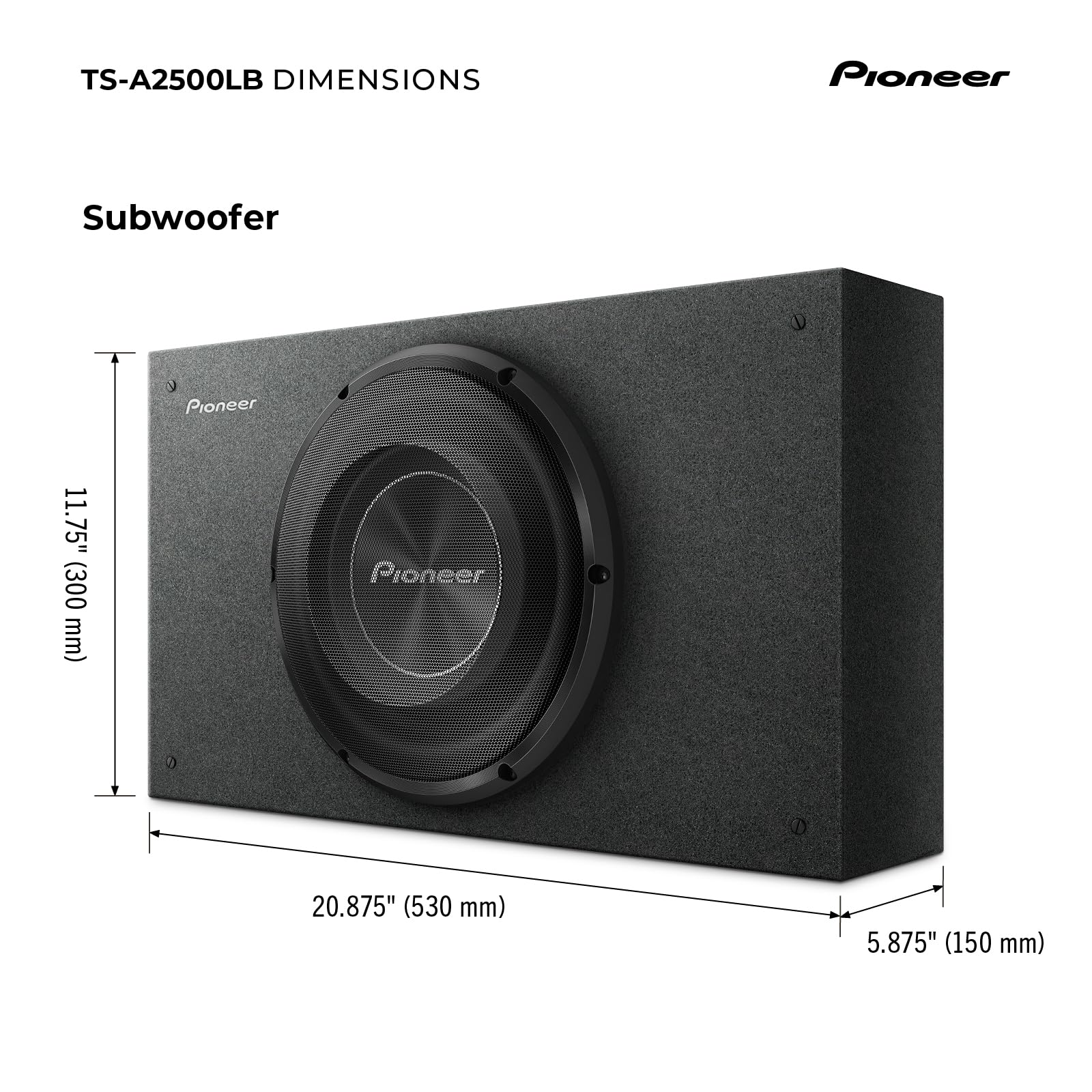 TS-A Slim Pre-Loaded Subwoofers