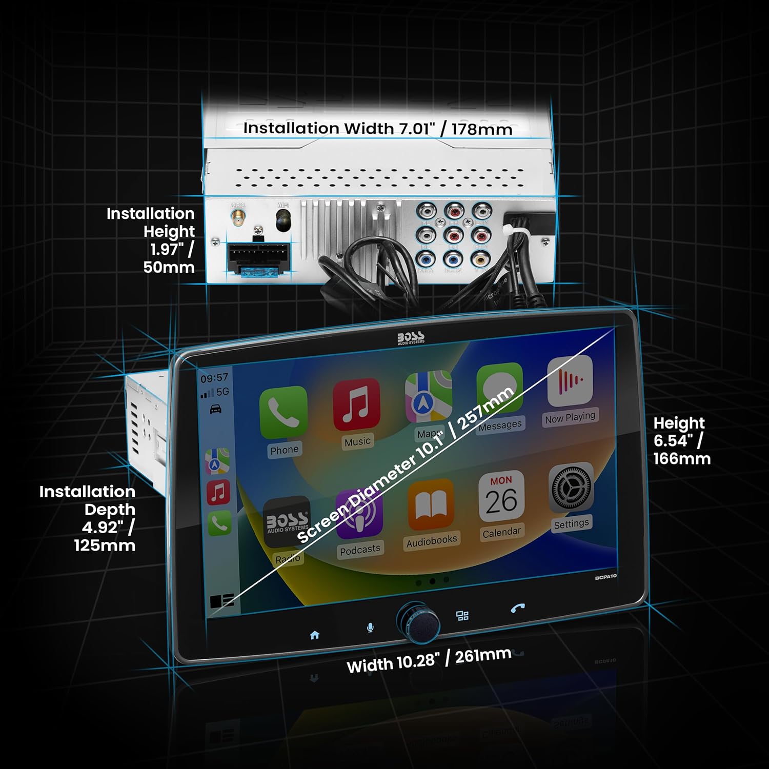 Boss BVCP9700A Car Display Stereo