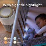 Philips Air Purifier, For Rooms Up To 109m², 420m³/h CADR, Sleep Mode