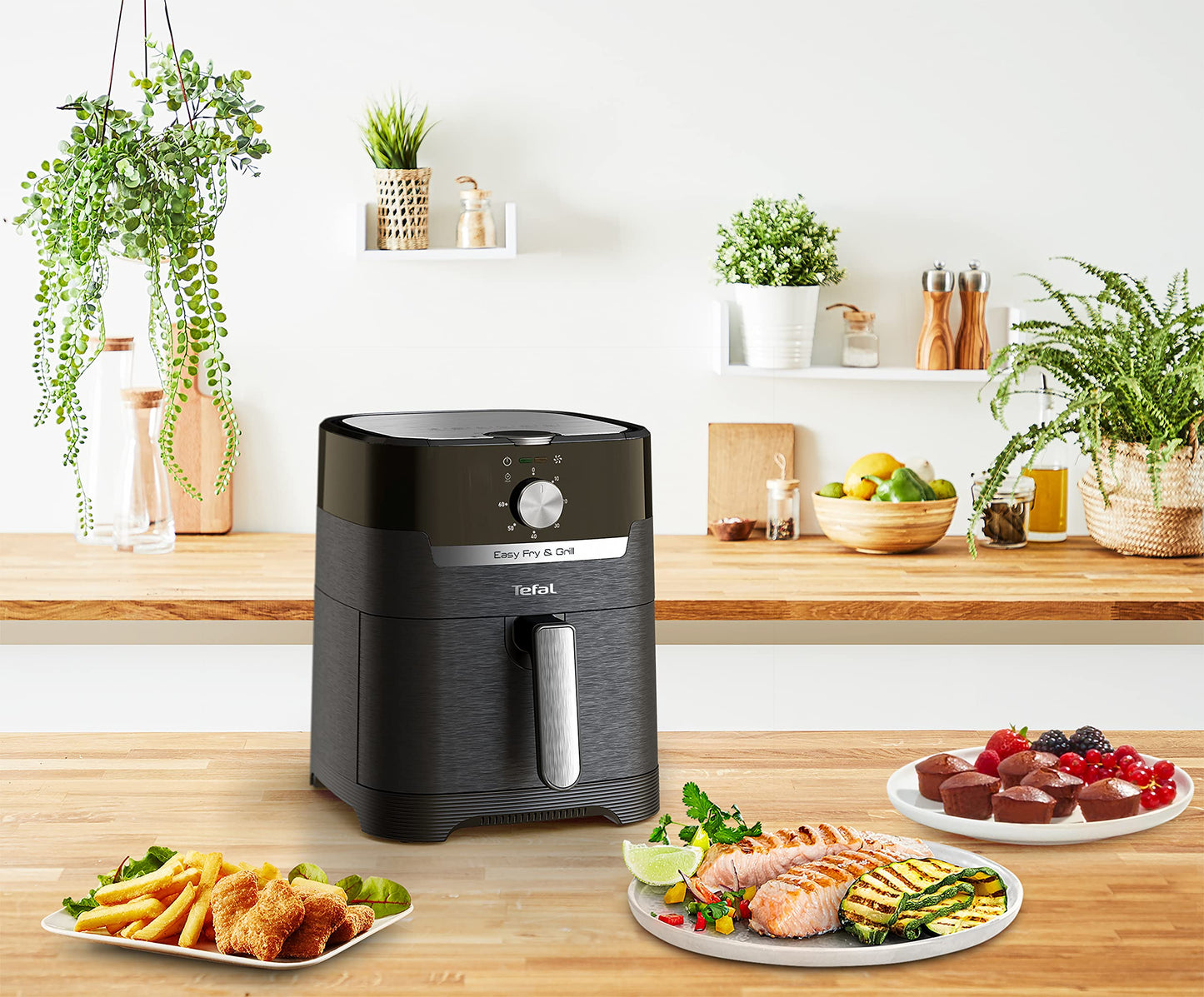 Tefal Tefal Easy Fry Heißluftfritteuse, Grill Classic Heißluftfritteuse