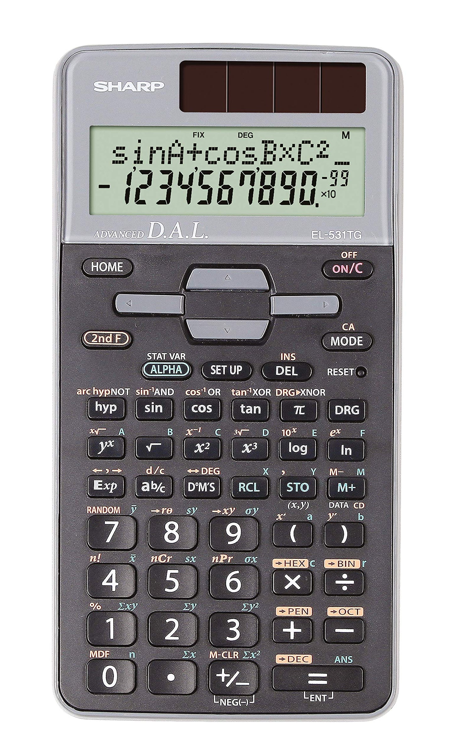 Sharp EL-531 TG Scientific School Calculator