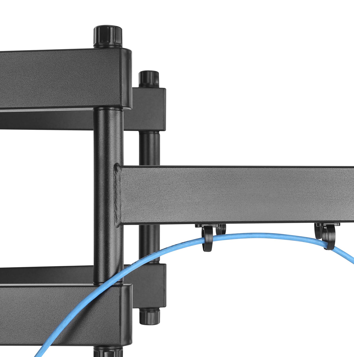Skilltech SH 960P Full Motion TV Wall Mount for 60–105 Inch Flat and Curved TVs, Heavy-Duty Steel and Aluminum Design, Swivel and Tilt Bracket, Supports up to 90 kg, VESA up to 900x600