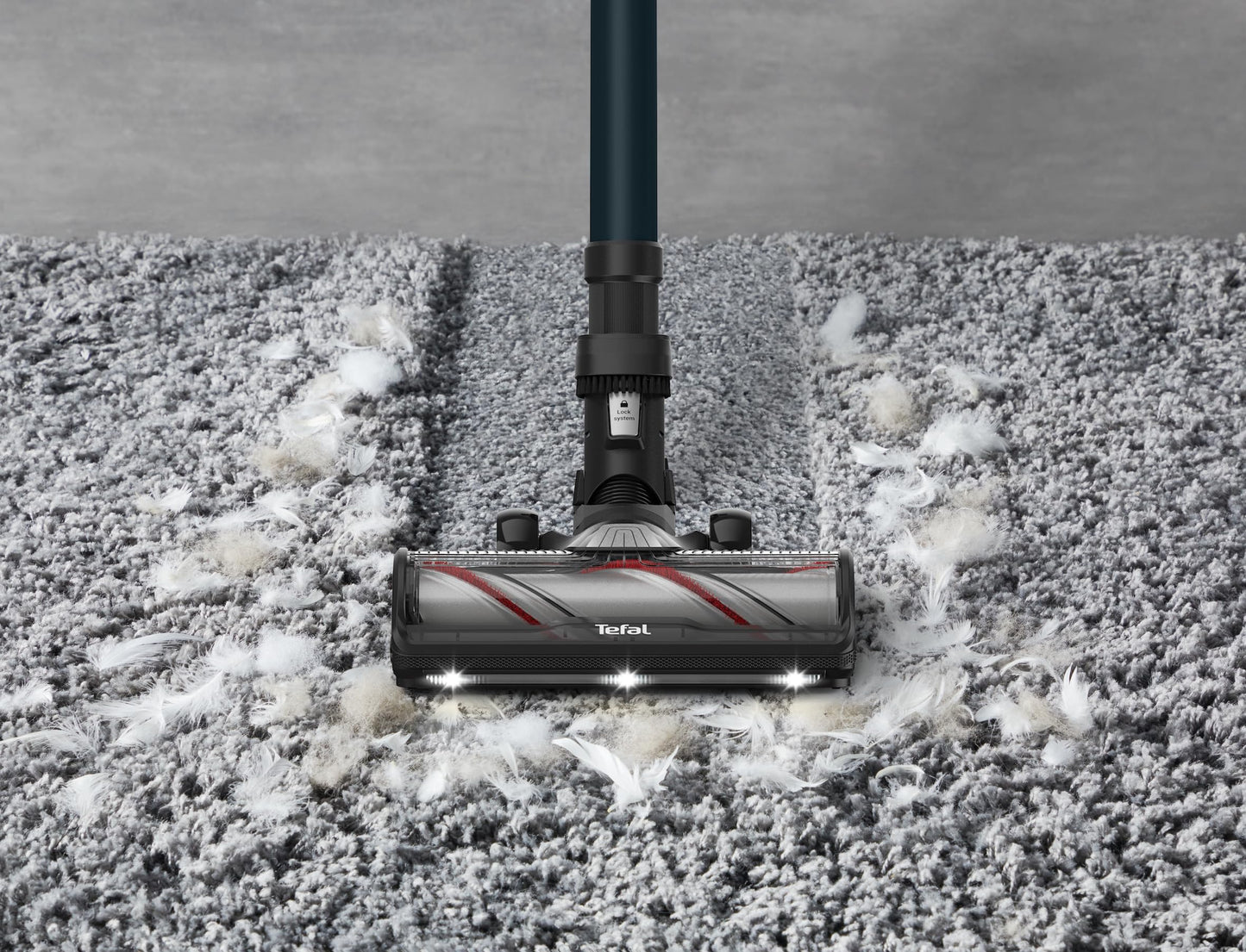 Tefal X-Force Flex 13.60 TY9AD3H0 - Handstick Vacuum Cleaner, 240W, 0.45L Dust Box Capacity, 1.6kg, Up to 60min Running Time, Wet & Dry, 2-in-1, Vacuum & Spin Mop