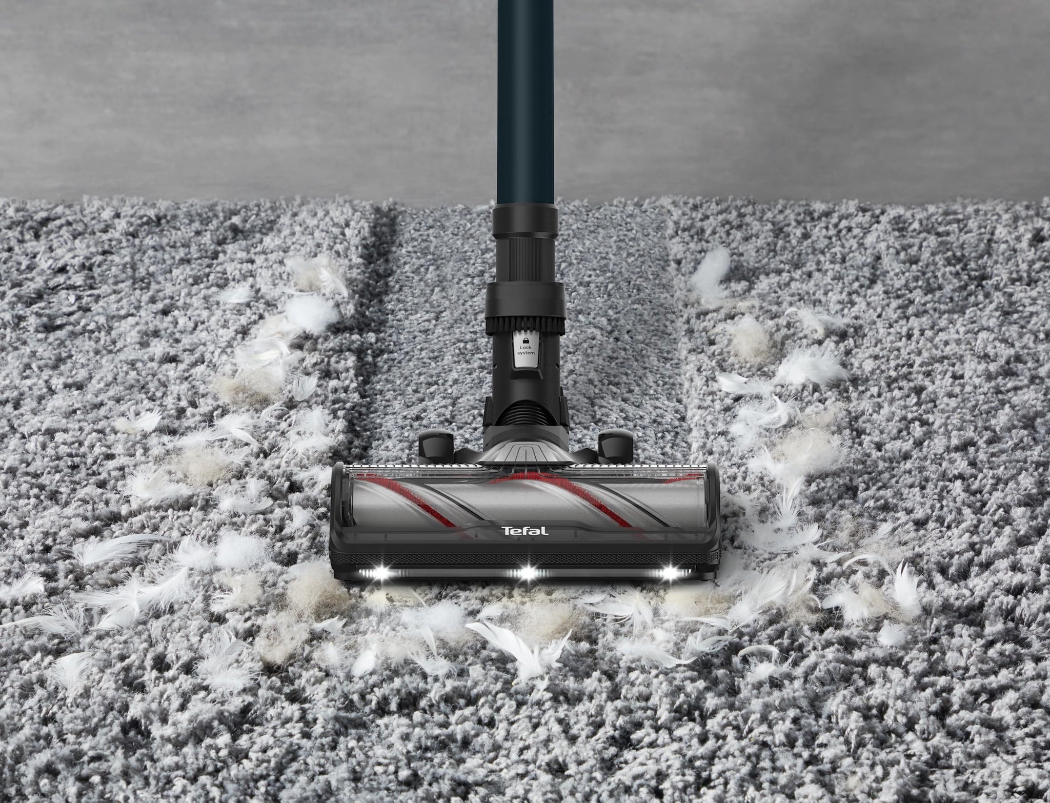Tefal X-Force Flex 13.60 TY9AD3H0 - Handstick Vacuum Cleaner, 240W, 0.45L Dust Box Capacity, 1.6kg, Up to 60min Running Time, Wet & Dry, 2-in-1, Vacuum & Spin Mop