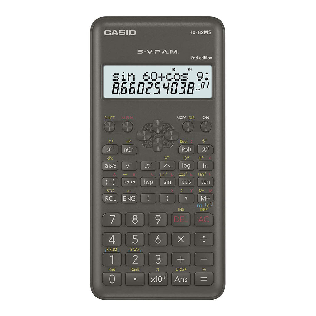 Casio FX 82MS-2 Scientific Calculator Battery Operated