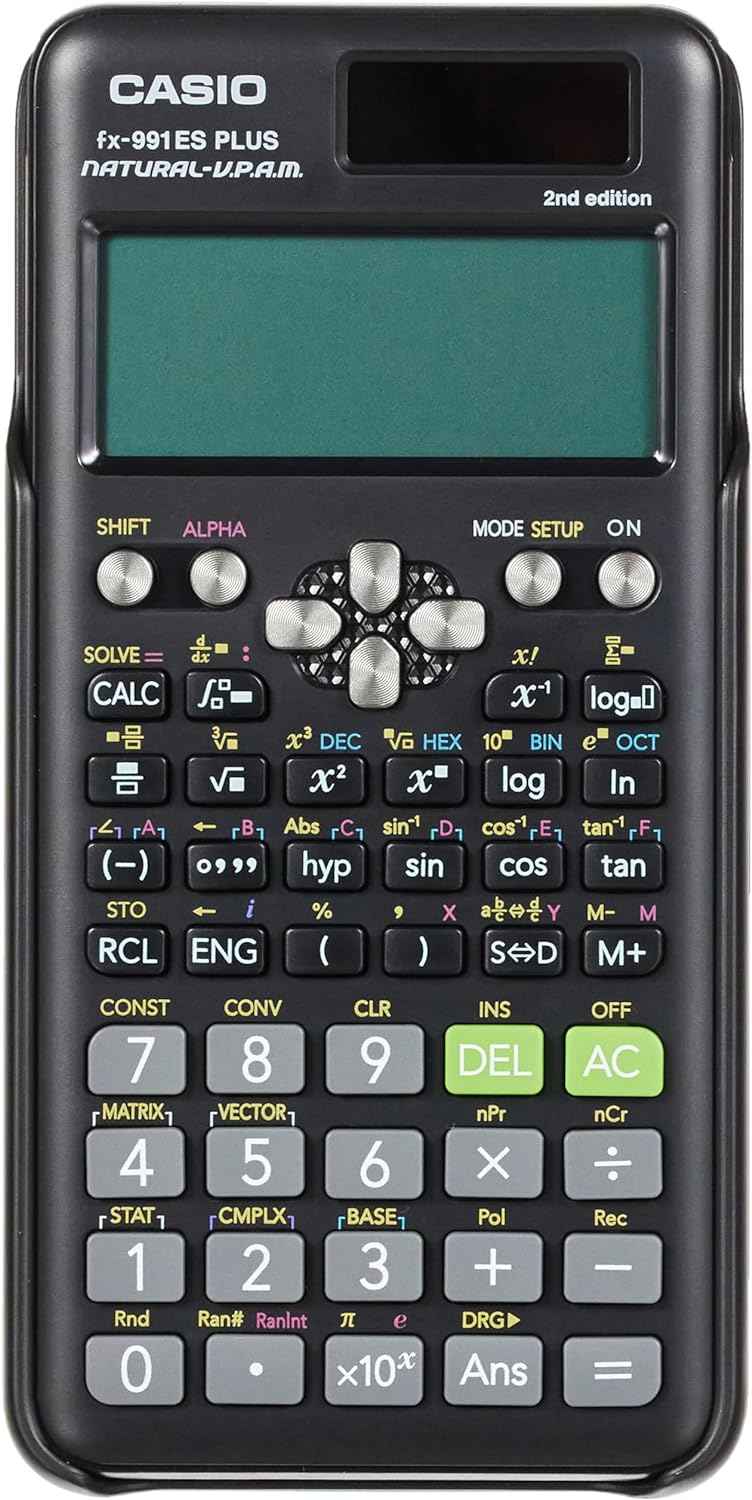 الة حاسبة تقنية وعلمية Fx-991ESPlus-2 من كاسيو Fx-991Es Plus الاصدار الثاني