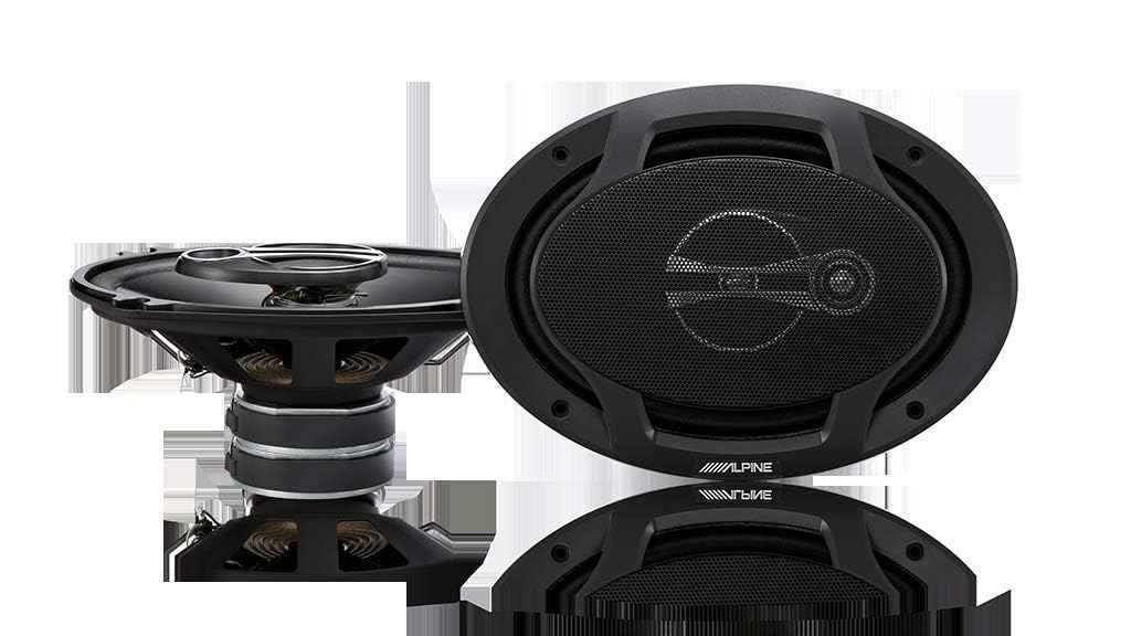Apline (SPJ-691C3) 400-Watt 6x9-Inches 3-Way Car Audio Speakers