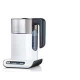 Bosch kabelloser Wasserkocher TWK8611P, Abschaltautomatik, Überhitzungsschutz, Temperaturwahl, Warmhaltefunktion, 1,5 L, 2400 W, weiß - City Park