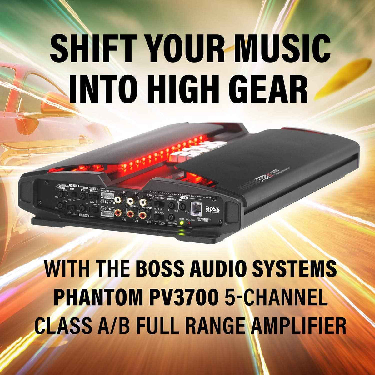 BOSS PV3700 5-Channel Car Amplifier – Power Your Sound