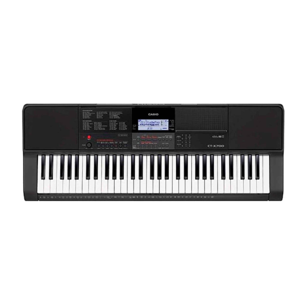 CT-X700 61-Key Portable Keyboard Bundle with Gig Bag, Stand, and Polishing Cloth