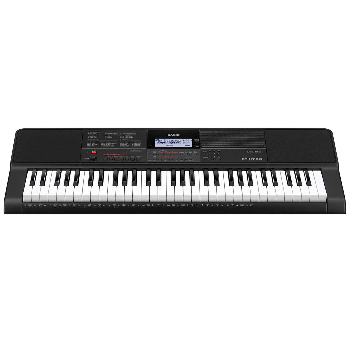 Casio CT-X700C5 Full Size High-Grade Touch Response Keyboard in Black