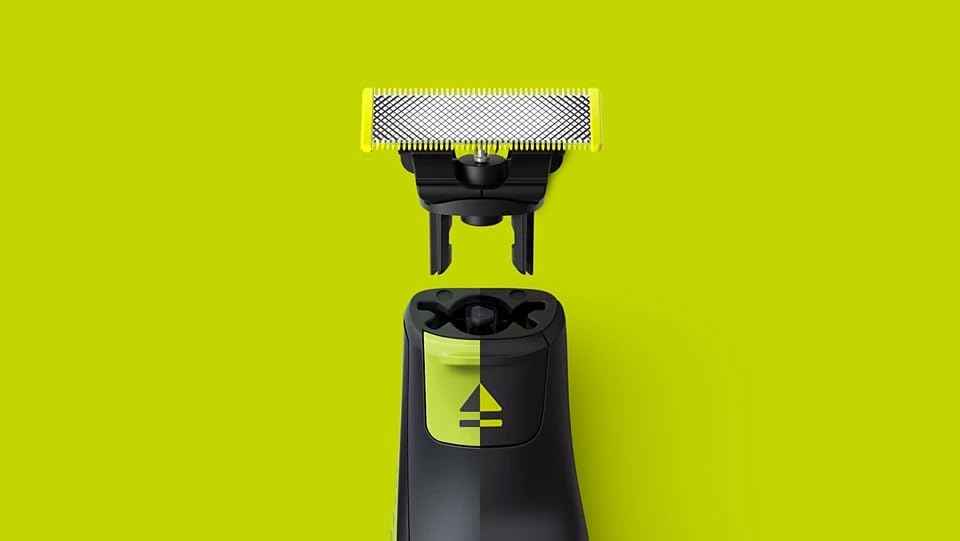 فيليبس OneBlade Pro ماكينة للوجه والجسم QP6542/10، للتشذيب والحلاقة مع مشط دقيق بـ 12 طولاً، مقاومة للماء، استخدام لاسلكي لمدة 90 دقيقة