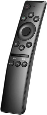 جهاز تحكم عن بعد عالمي لتلفزيون سامسونج الذكي، بديل جهاز التحكم عن بعد لتلفزيون عالي الدقة 4K UHD منحني QLED والمزيد من التلفزيونات، مع أزرار نتفليكس وبرايم فيديو