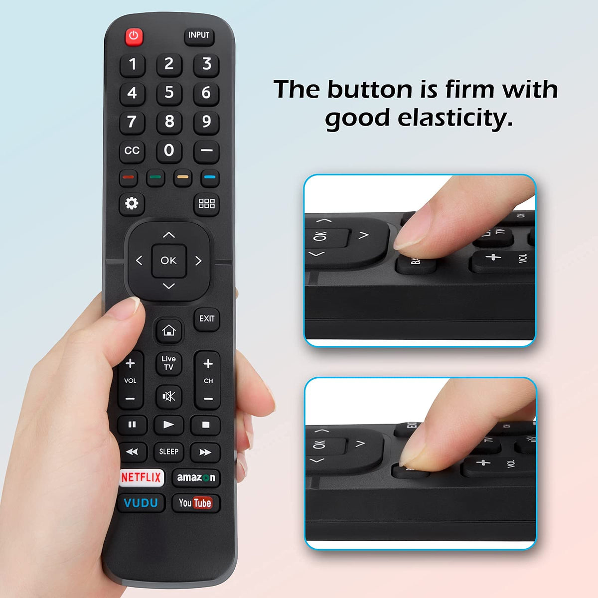 Hisense-TV-Remote Compatible with All Hisense 4K LED HD UHD Smart TVs - City Park