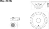 JBL Stage 2604C Car Speaker System - Elevate Your Driving Experience with Premium Sound