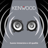 Kenwood 10cm Bi-Cone Speakers - Black