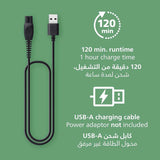 ماكينة التشذيب متعددة الاستخدامات MG7922/15 من Philips | مجموعة عناية 13 في 1 لتشذيب الوجه والشعر والجسم | مشط دقيق لتسريح مثالي | 120 دقيقة من الاستخدام اللاسلكي، مقاومة للماء