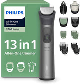ماكينة التشذيب متعددة الاستخدامات MG7922/15 من Philips | مجموعة عناية 13 في 1 لتشذيب الوجه والشعر والجسم | مشط دقيق لتسريح مثالي | 120 دقيقة من الاستخدام اللاسلكي، مقاومة للماء
