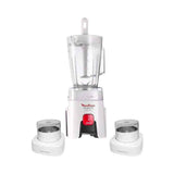 Moulinex Blender, 450 watts, 2 kg capacity, 1.5 liter jar, plastic, White, LM242027
