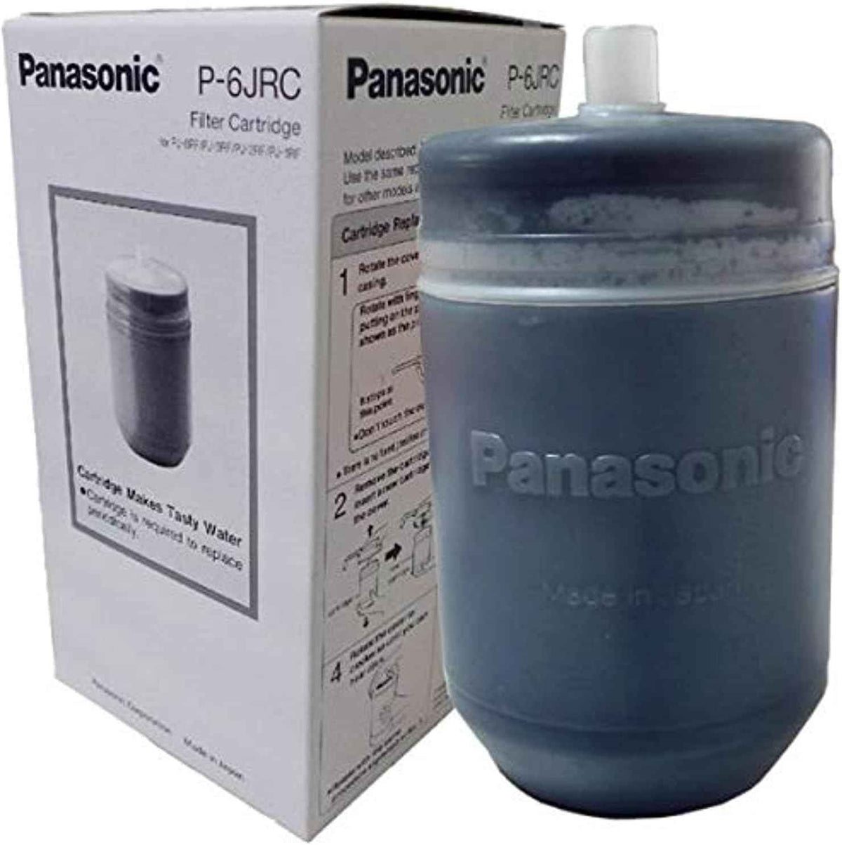Panasonic Replacement Water Purifier Cartridge – 12,000L Capacity for TK-CS200, TK-CS20, TK-CS10, PJ-6RF, PJ-3RF, Activated Carbon, Removes Chlorine, Turbidity & Particulate Iron – TK-CS200C