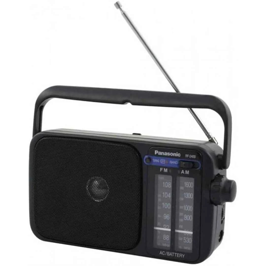 Panasonic Rf-2400D Panasonic Rf-2400D Portable Radio Am/Fm 2Band Receiver Black - Black