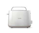 PHILIPS 2 Slice Daily Collection Toaster HD2581/01, With 8 settings and integrated bun warming rack, 2 large variable slots for different size of bread - City Park