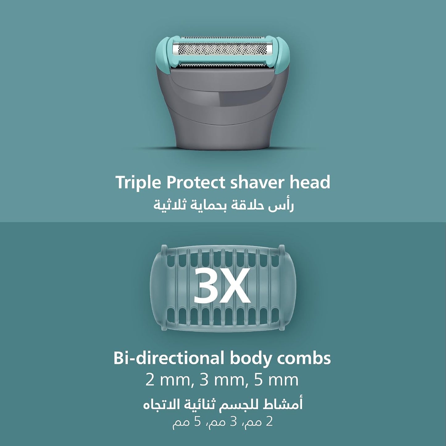 Philips All-in-One Trimmer MG7922/15 | 13-in-1 Face, Hair & Body Grooming | Precision Comb for Exact Styling | 120min Cordless, Showerproof - City Park