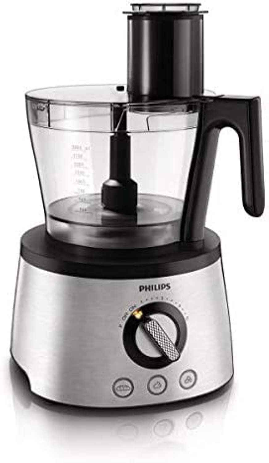 PHILIPS Avance Collection Multi- function Food Processor HR7778/01, 1300W, Compact 4in1 setup, 3.4L bowl with Stainless Steel Disc, 2.2L Blender