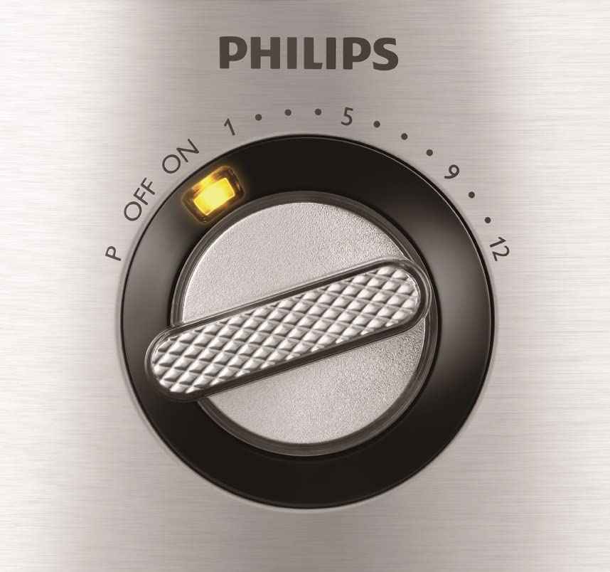 PHILIPS Avance Collection Multi- function Food Processor HR7778/01, 1300W, Compact 4in1 setup, 3.4L bowl with Stainless Steel Disc, 2.2L Blender