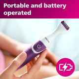 Philips Beauty Bikini Genie Cordless Trimmer for Bikini Line Hair Removal, with Shaving Head and Comb, BRT383/50 - City Park