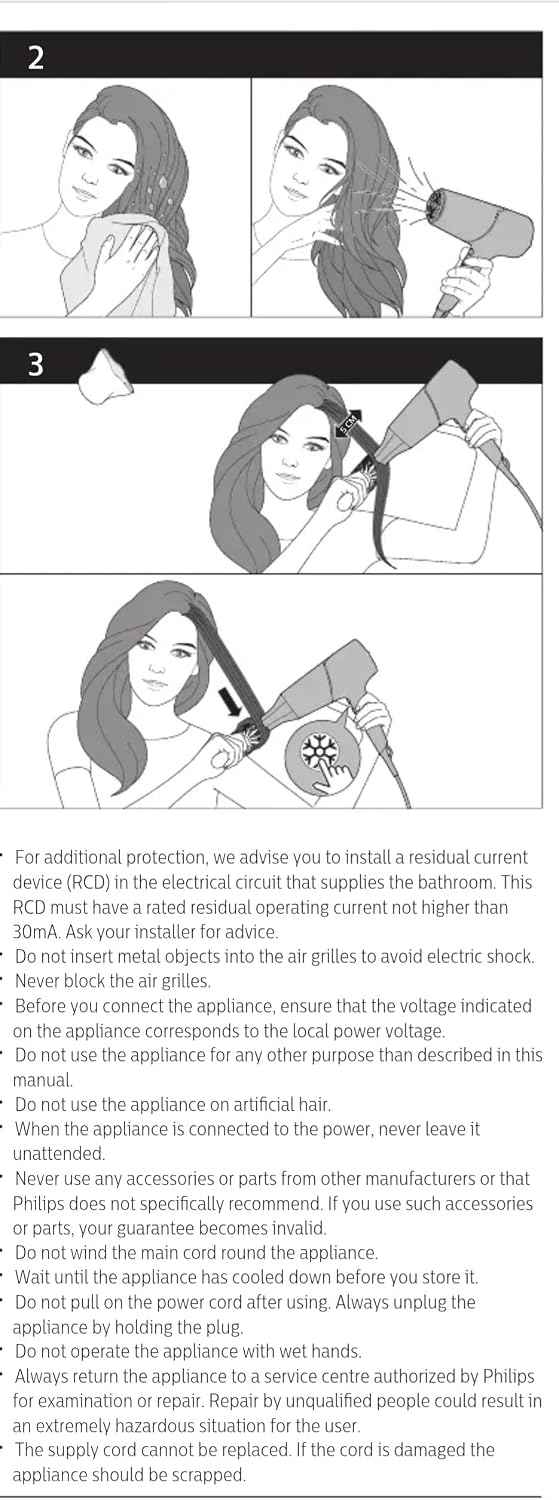 Philips BHD274 Hair Dryer – Salon Quality Hair at Home