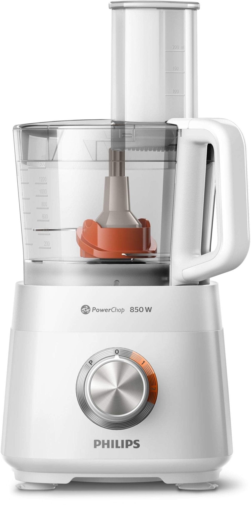 PHILIPS Daily Collection Compact Food Processor HR7520/01, 850W, 30 functions, with Citrus Press & mill - City Park