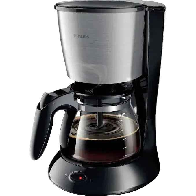 Philips Daily Collection HD7462/20 Drip Coffee Maker 1.2L 15cups Black, Stainless Steel - Coffee Maker