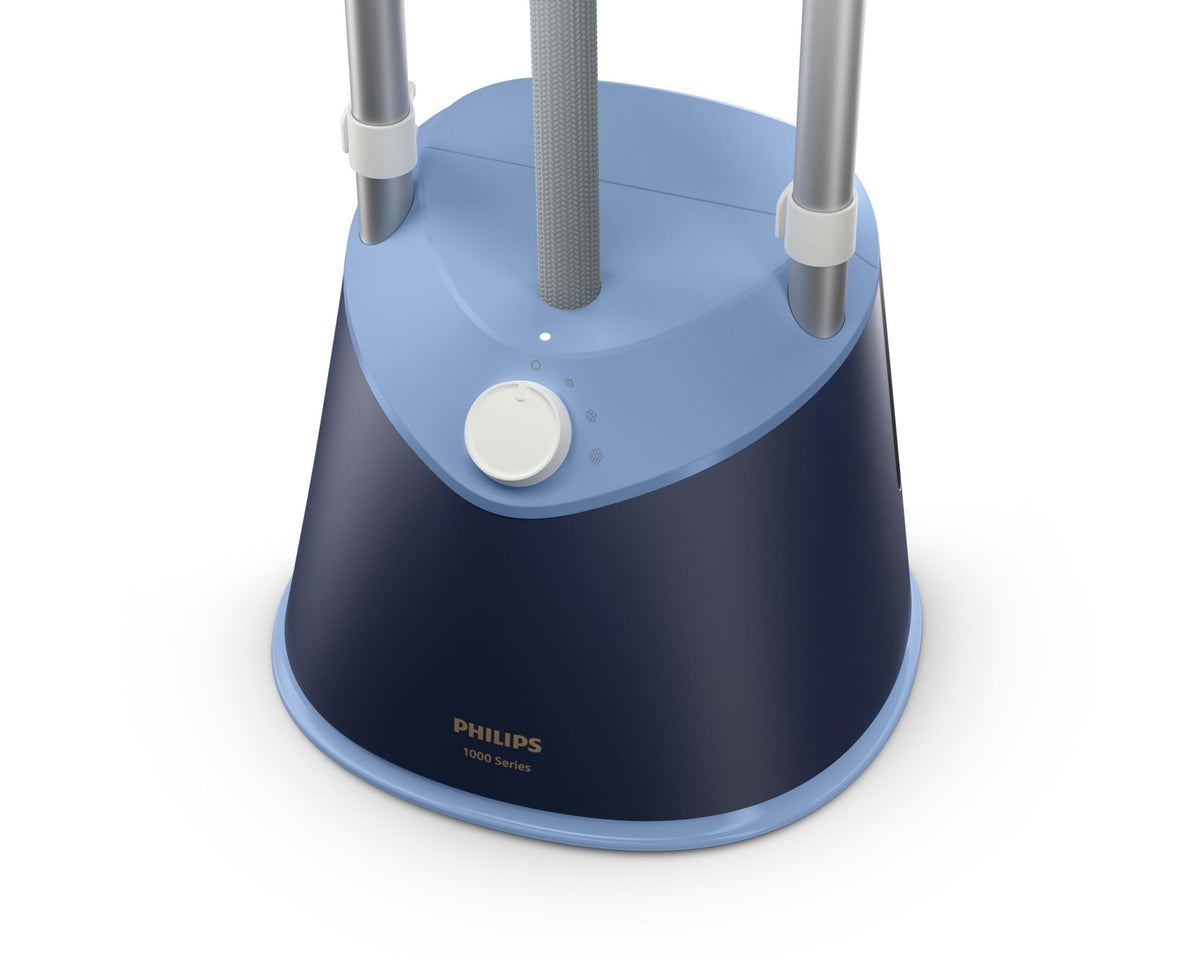 Philips Garment Steamer 1000 Series - 1800W, 1.8L Detachable Tank, 3 Steam Setting, 36 g/min, Integrated Stylemat, Deep Azur - STE1030/26 - City Park