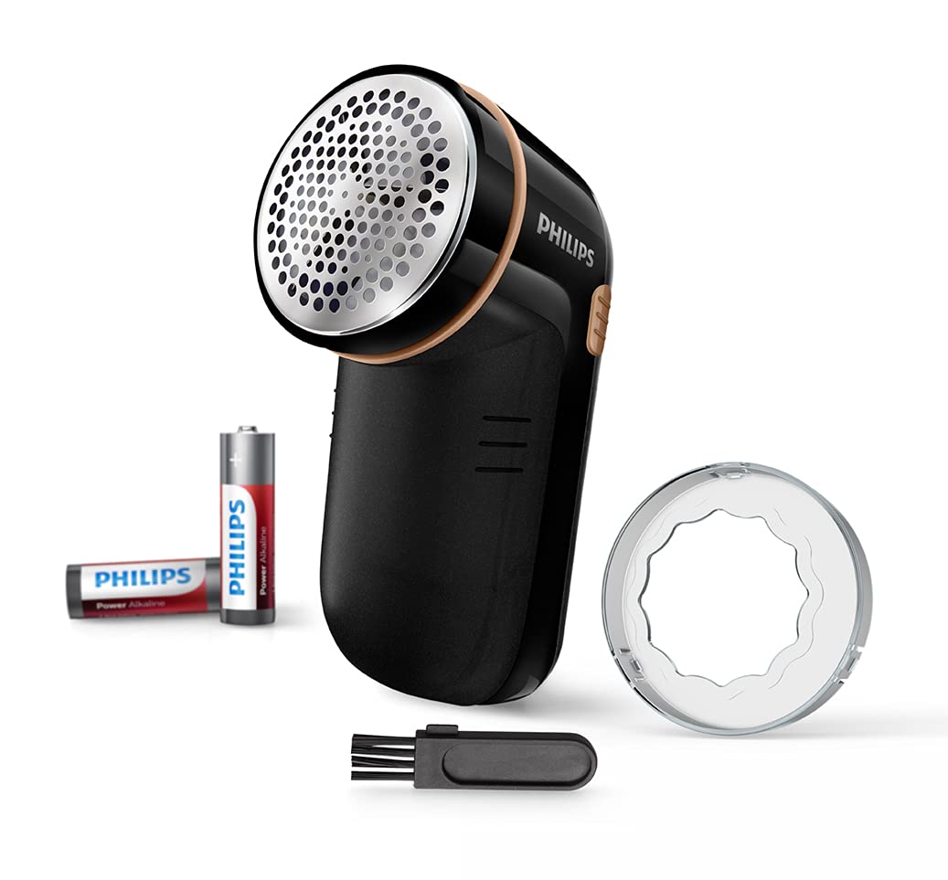 PHILIPS GC026 / 80 Bollards, Lint Remover, Black and Gold - City Park