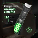 Philips India's No.1 Men's Trimmer* | Ultimate Precision | BeardSense Technology- Scans 125x/sec, adapts to density | All-in-One Full body Grooming Kit | 120min runtime | IPX7 | 5yr warranty* | MG7922