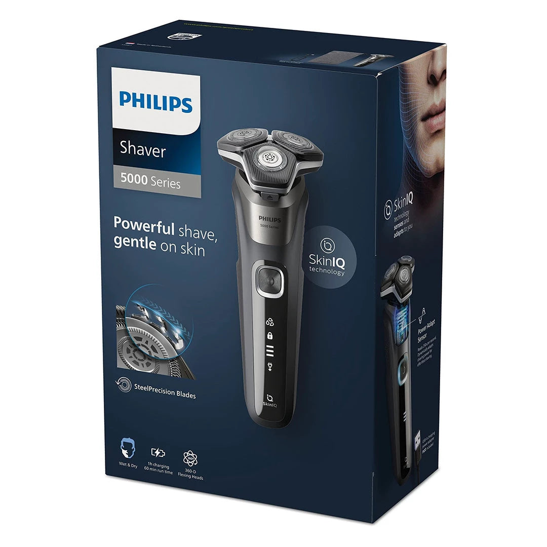 PHILIPS RAZOR SERIES 5000 WET&DRY BLADES STEELPRECISION DYNAMIC SENSOR - S5887.10 - City Park