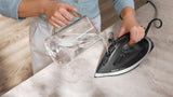 Philips Steam Iron 6000 Series - 2600W, 45g/min Continuous Steam, 190g Steam Boost, SteamGlide Plus Soleplate, 300ml Water Capacity, Black/Silver - DST6120/86 - City Park