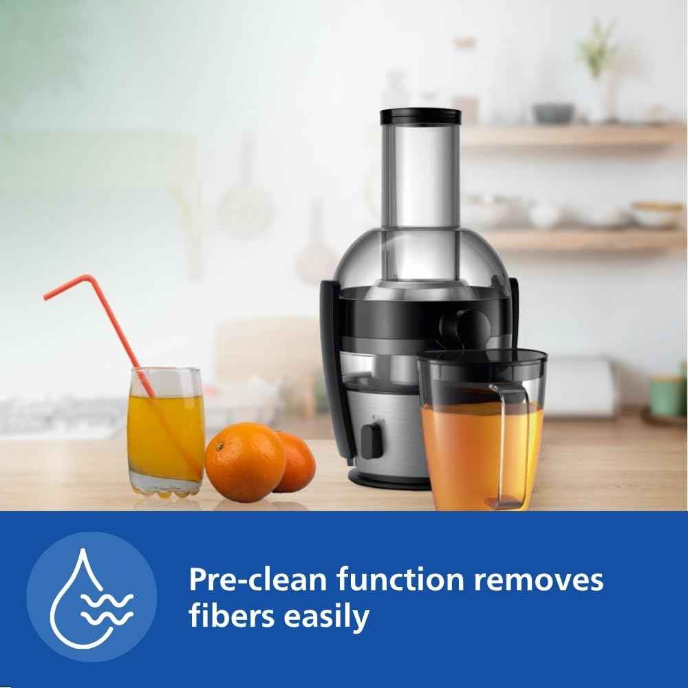 PHILIPS Viva Collection 2L Juicer (Black/Silver)