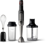 Philips Viva Collection ProMix Handblender - 800W, Anti-Splash, XL Chopper, Whisk, On-the-go tumbler - HR2652/91 - City Park