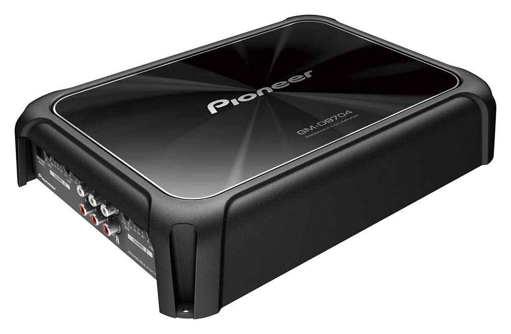 Pioneer Bridgeable Amplifier with Bass Boost Remote (GM-D9704,4-Channel, 1600W)