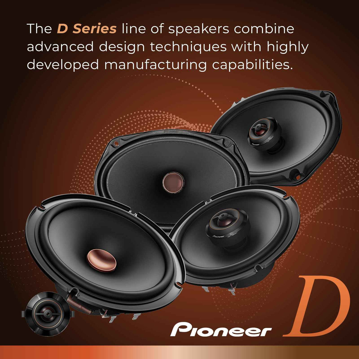 Pioneer TS-D65C 17cm 2-Way Component Speaker System
