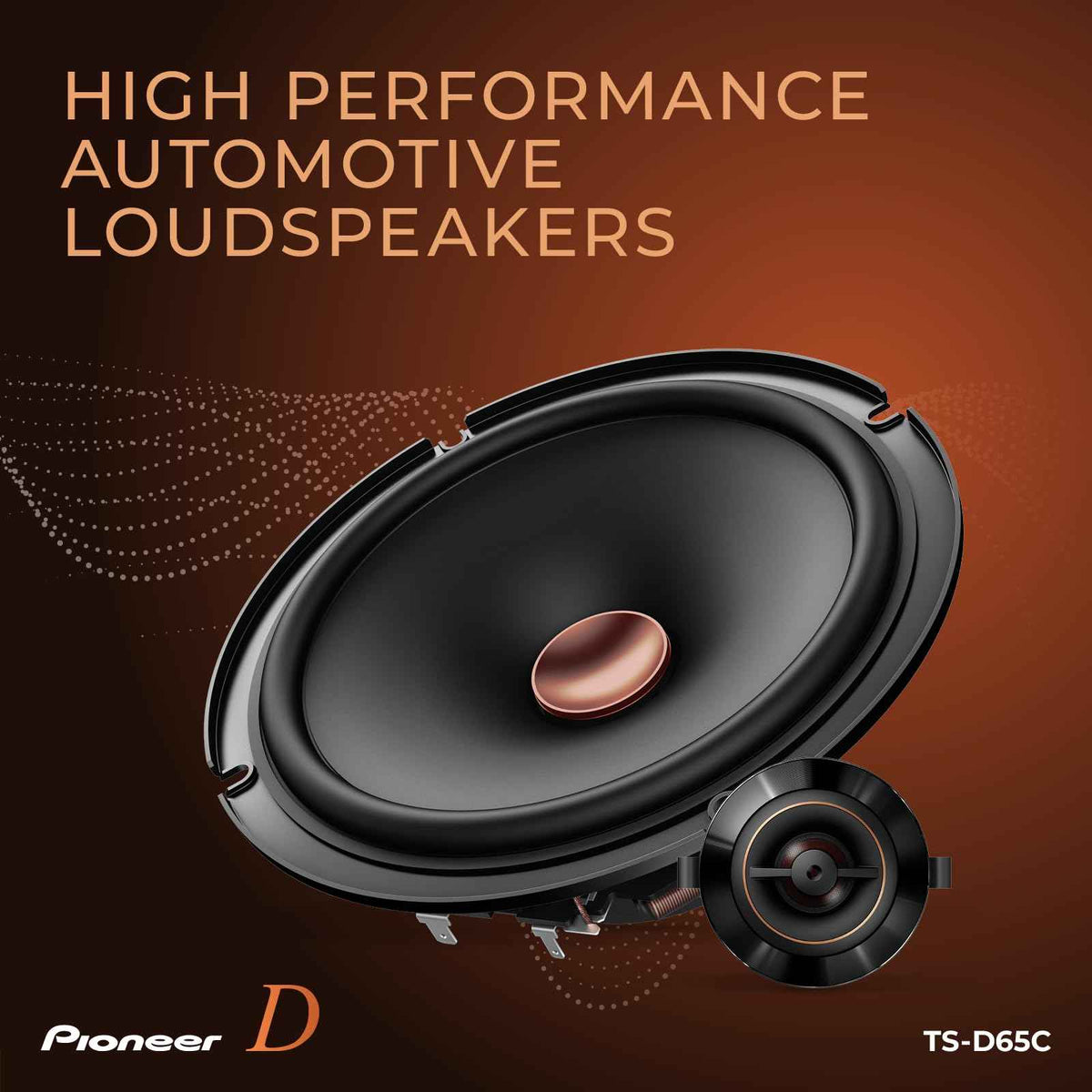 Pioneer TS-D65C 17cm 2-Way Component Speaker System